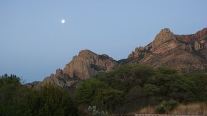 Moon over Cave Creek Canyon
